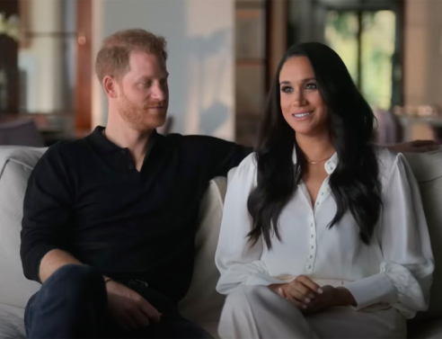 Στιγμιότυπο από το documentary Harry & Meghan στο Netflix