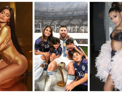 Kylie Jenner, Lionel Messi, Ariana Grande