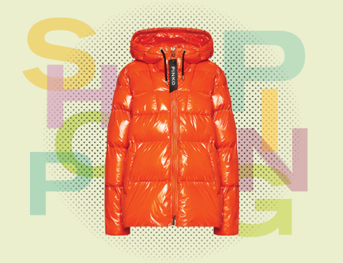 Ρεπορτάζ αγοράς με βροχή 