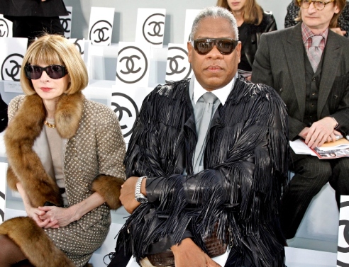 Anna Wintour και André Leon Talley 