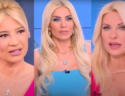 Από αριστερά: Φαίη Σκορδά, Κατερίνα Καινούργιου, Ελένη Μενεγάκη. 