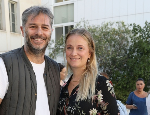 Ο Αλέξανδρος Μπουρδούμης και η Λένα Δροσάκη