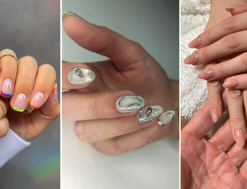 Γυναικεία χέρια με βαμμένα νύχια