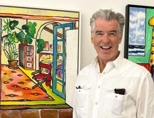 Ο Πιρς Μπρόσναν παρουσίασε την πρώτη του έκθεση ζωγραφικής - Το μήνυμα του αυστραλού ηθοποιού προς όσους τον στήριξαν στο νέο του βήμα.