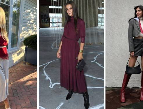 Cherry red: Η must απόχρωση για το φθινόπωρο