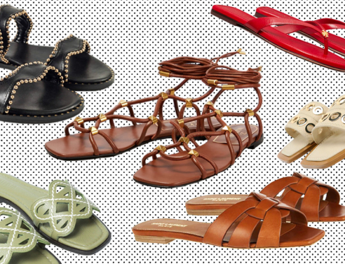 Ρεπορτάζ αγοράς για τα δερμάτινα σανδάλια της σεζόν
