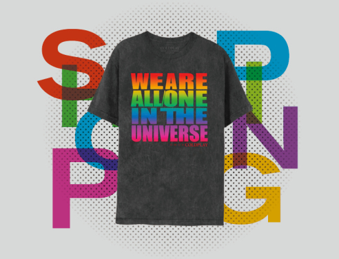 COLDPLAY T-Shirt Music Of The Spheres World Tour 2024 €45