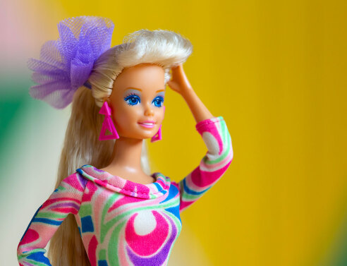 1992 Totally Hair Barbie. Petra Rajnicova for the Design Museum.