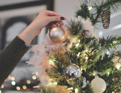 Χριστουγεννιάτικο στόλισμα χωρίς τα παιδιά