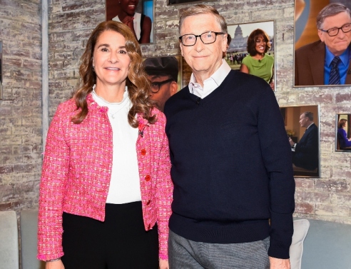 Από τις τελευταίες κοινές εμφανίσεις του ζεύγους Γκέιτς στον τηλεοπτικό αέρα του CBS