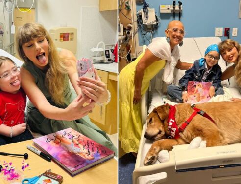 Τέιλορ Σουίφτ: Στο Παιδιατρικό Νοσοκομείο Joe DiMaggio της Φλόριντα η σούπερ σταρ της ποπ - Συγκινητικά στιγμιότυπα από την επίσκεψη