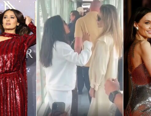 Η Αντζελίνα Τζολί και η Σάλμα Χάγιεκ ταξίδεψαν με εμπορική πτήση στο Μεξικό, εκπλήσσοντας τους επιβάτες με τη χαμηλών τόνων εμφάνισή τους.