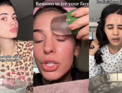 Ice facial