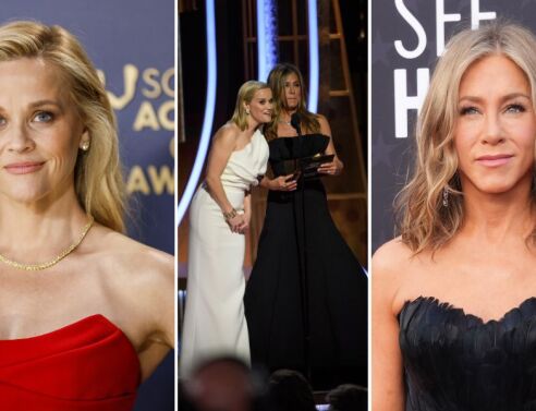 Η Τζένιφερ Άνιστον έμεινε άφωνη όταν έμαθε το πραγματικό όνομα της Ρις Γουίδερσπουν, μετά από 25 χρόνια στενής φιλίας - Η αντίδρασή της έγινε viral.