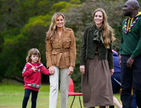 Κέιτ Μίντλετον και Μελάνια Τραμπ στην πρώτη τους συνάντηση σε εξαιρετικό κλίμα