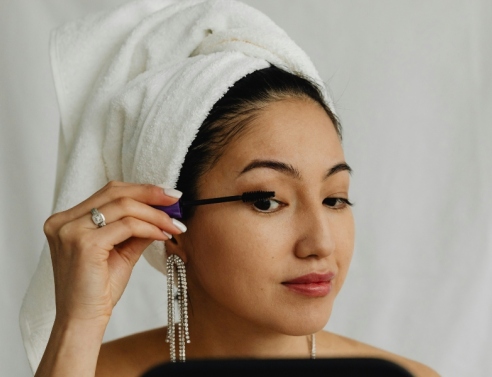 Ξεραμένη μάσκαρα