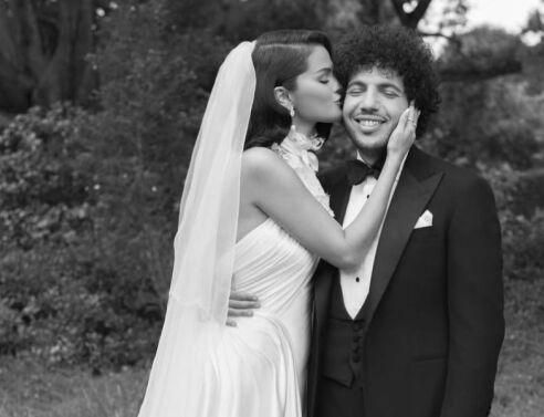 Σελένα Γκόμεζ - Μπένι Μπλάνκο: Νέα στιγμιότυπα από τον γάμο τους - Το εντυπωσιακό νυφικό και ο χορός του ζευγαριού 