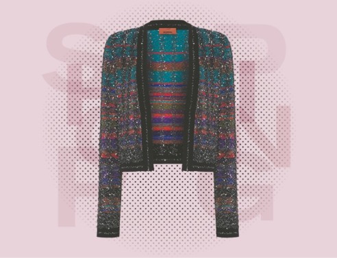 FARFETCH Πολύχρωμη ζακέτα, με πούλιες, Missoni