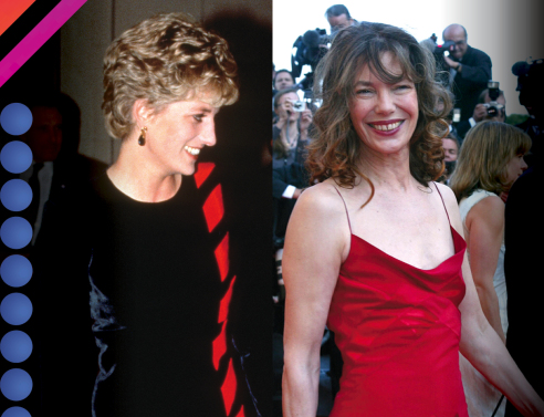 Τζέιν Μπίρκιν και  πριγκίπισσα Νταϊάνα