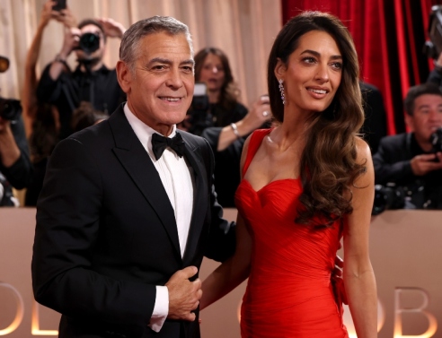 Τζορτζ Κλούνει και Αμάλ Αλαμουντίν 