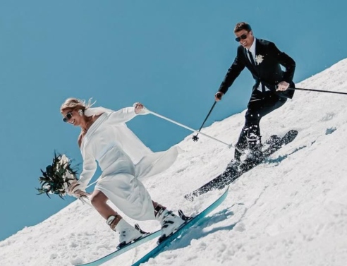 Γάμος στο χιονοδρομικο είναι η νέα τάση που επιλέγουν τα ζευγάρια 