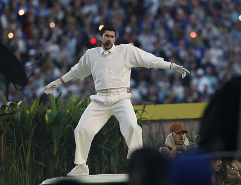 Ο Bad Bunny στο NFL Super Bowl LX