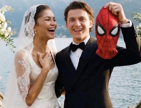 Oi fake γαμήλιες φωτογραφίες της Ζεντάγια έχουν κάνει τον γύρο του κόσμου