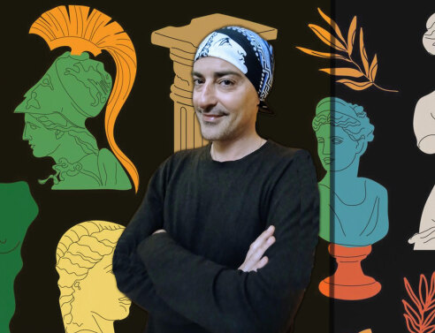 Τα μαντίλια του Γιώργου Παυριανού | Θανάσης Αλευράς με μαντίλα του Γιώργου