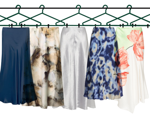 Midi σατέν φούστες: Τα σχέδια που ξεχωρίσαμε στην αγορά