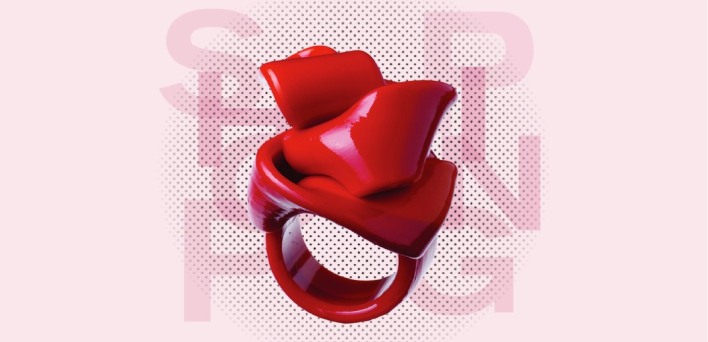 ZOUMBOULAKIS GALLERIES Δαχτυλίδι “Pesce Gaetano” από μαλακή ρητίνη