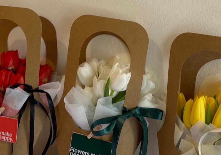 Flowers make people happy