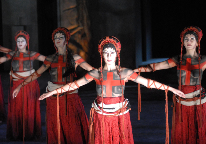 Ιφιγένεια εν Ταύροις του Ευριπίδη στο Αρχαίο θέατρο της Επιδαύρου από τον Θεατρικό Οργανισμό Κύπρου στα πλαίσια του Ελληνικού Φεστιβάλ Αθηνών, Σάββατο 4 Αυγούστου 2007