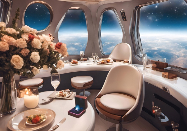 Πρόταση γάμου στο διάστημα