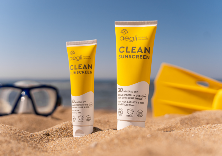 Aegli Premium Organics: Καινοτομία στη φυσική αντηλιακή προστασία
