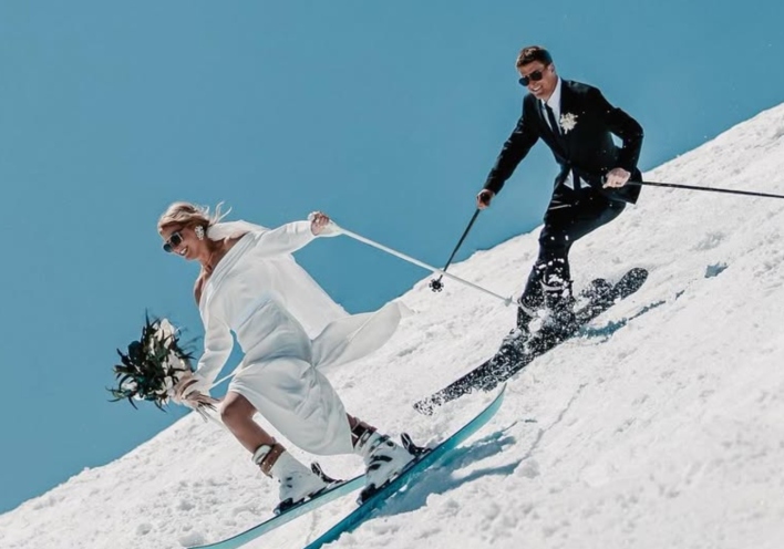 Γάμος στο χιονοδρομικο είναι η νέα τάση που επιλέγουν τα ζευγάρια 