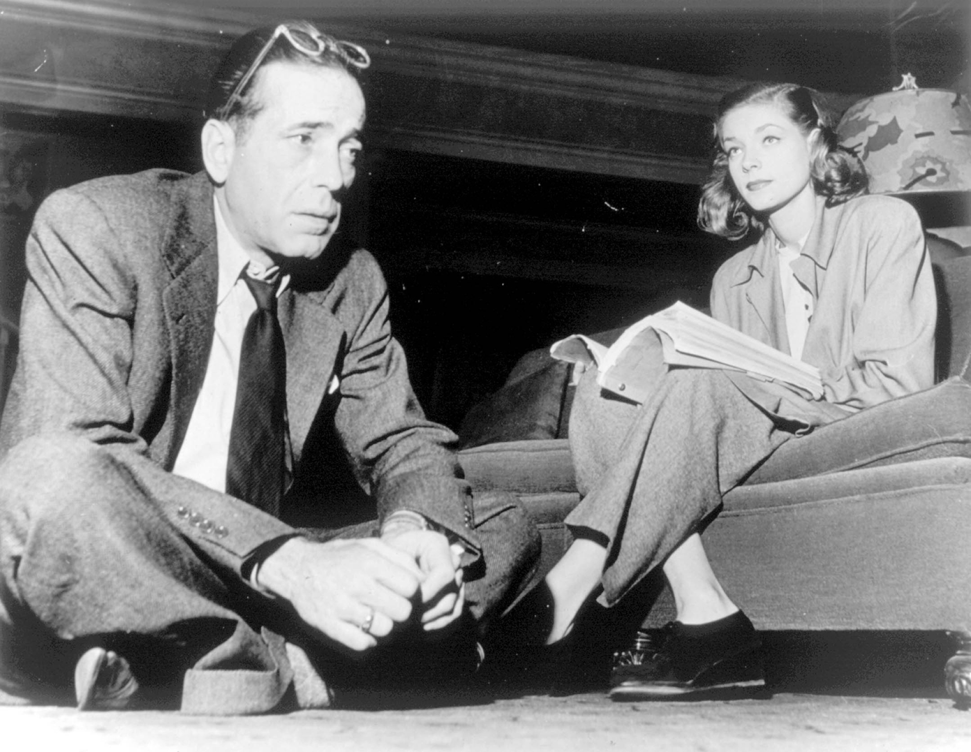Η Lauren Bacall με σανδάλια Ferragamo (1946)