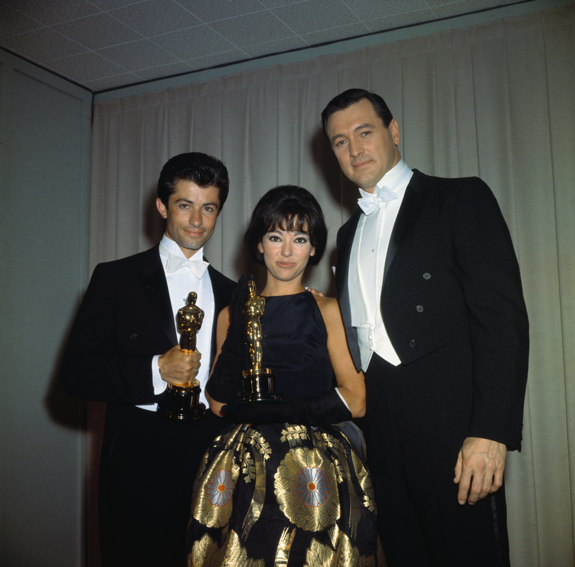 Οι νικητές των Όσκαρ George Chakiris και Rita Moreno και Rock Hudson
