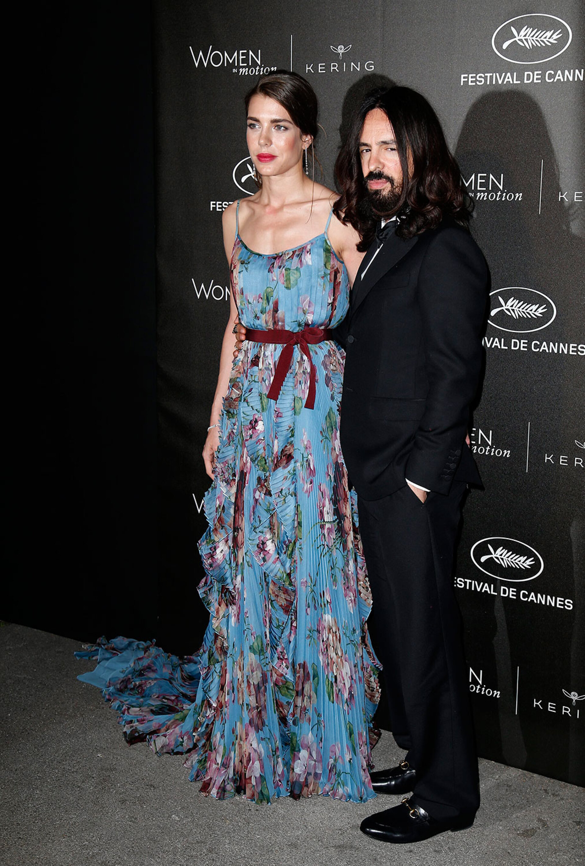 Σαρλότ Κασιράγκι και Αλεσάντρο Μικέλε © EPA/SEBASTIEN NOGIER