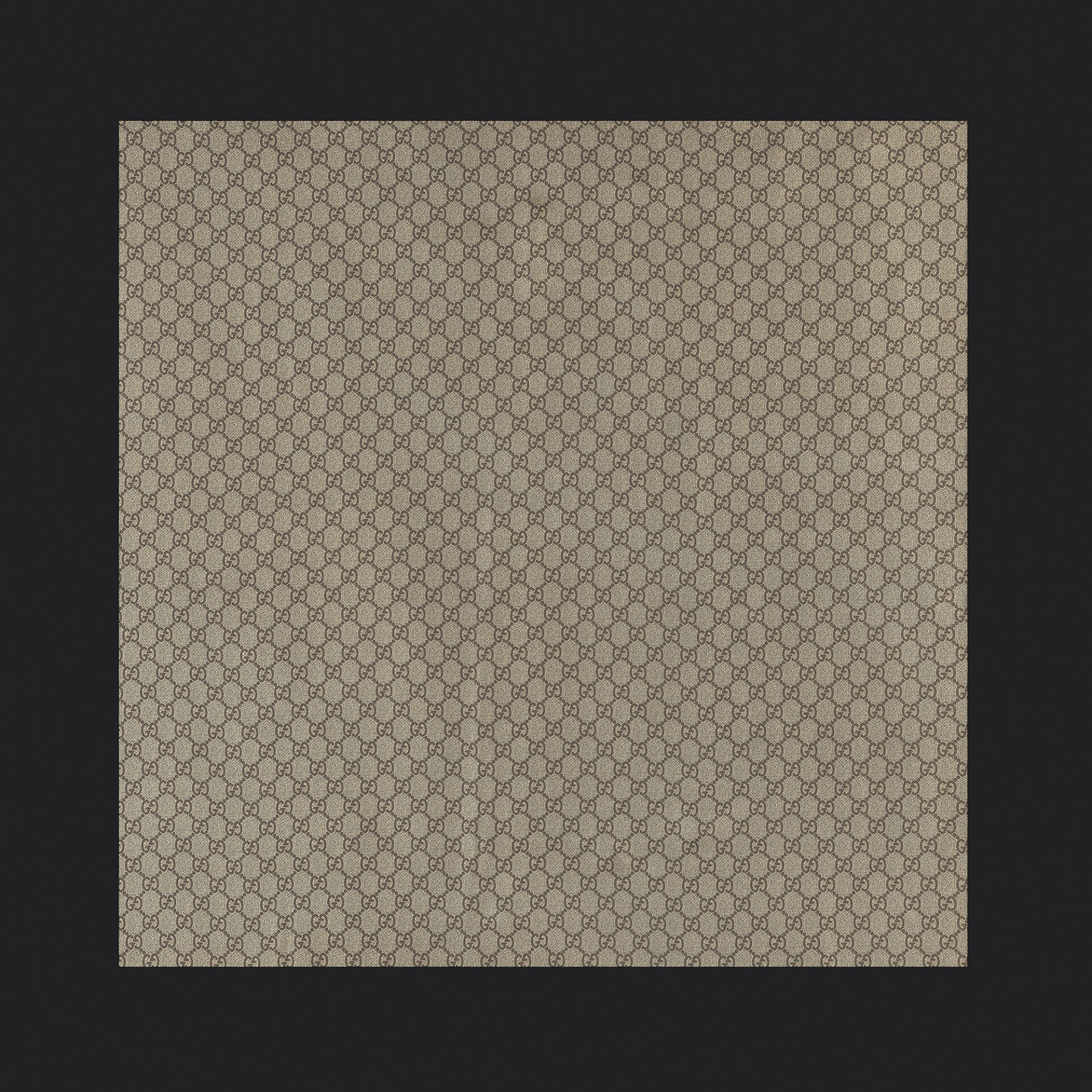 Mεταξωτό μαντίλι με το μονόγραμμα GG (Guccio Gucci), σχέδιο του Alessandro Michele (Αλεσάντρο Μικέλε), για τη συλλογή Φθινόπωρο/Χειμώνας 2018