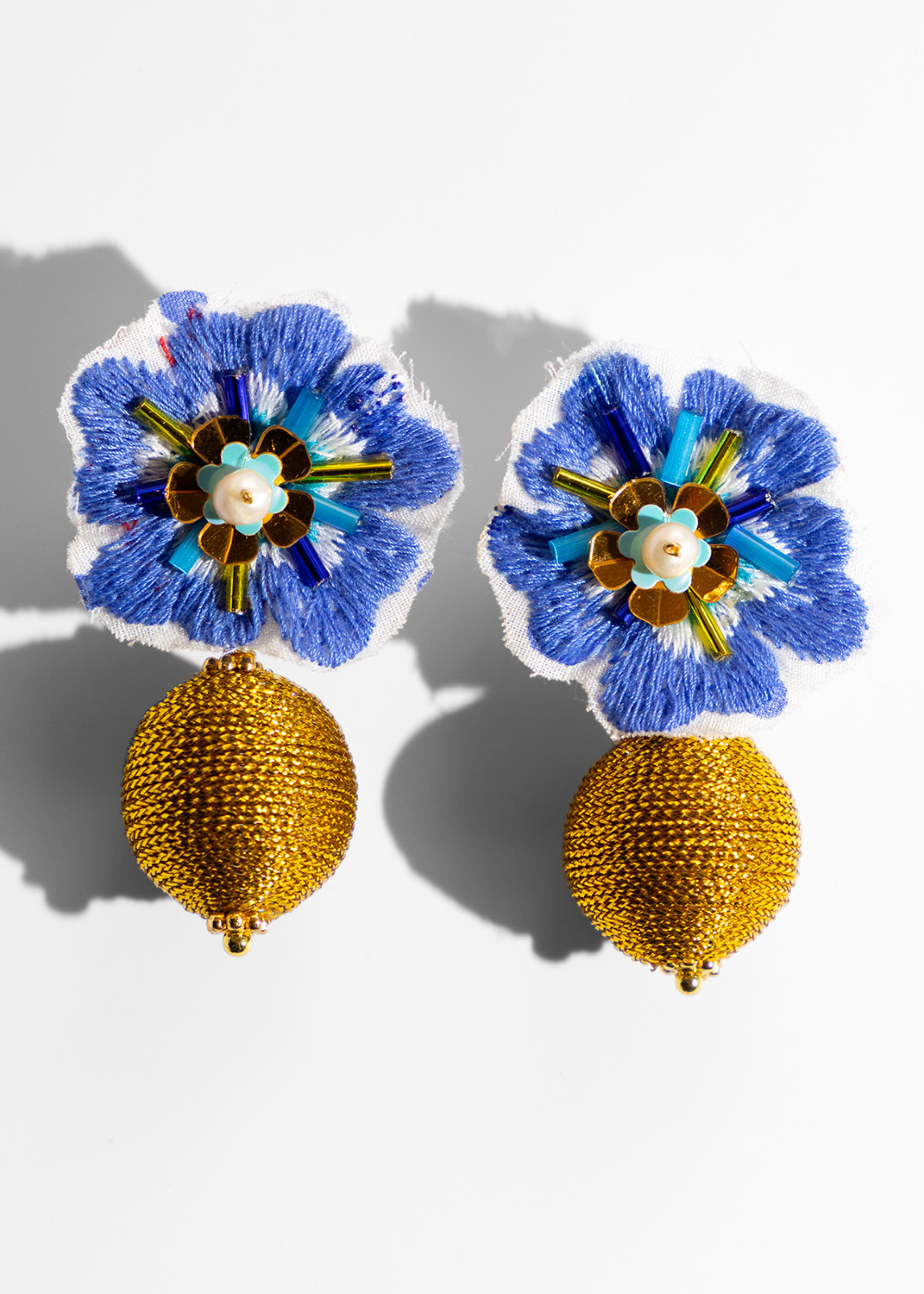 Σκουλαρίκια Katerina Psoma από τη συλλογή NIMO “Amaris Blue”