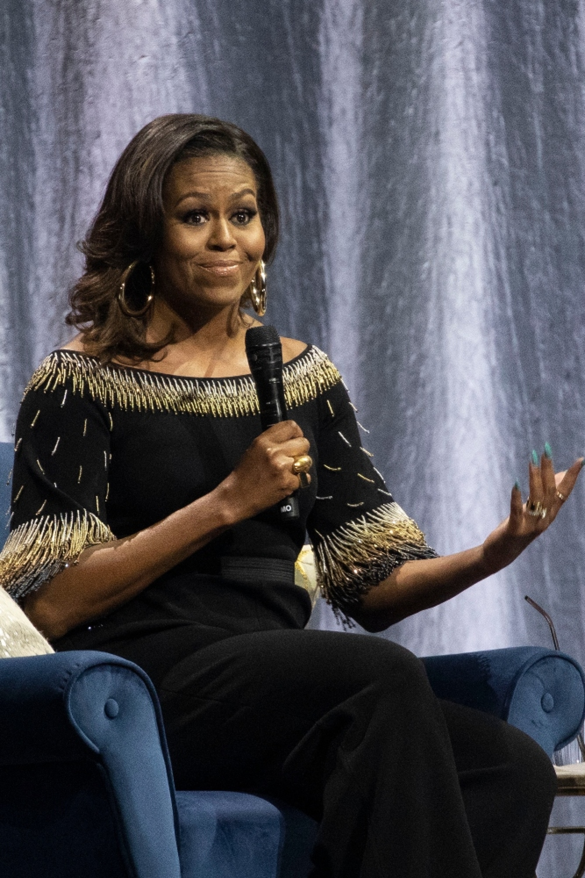 Look της Μισέλ Ομπάμα επιλεγμένο από τη Μέρεντιθ Κουπ © Mike Marsland/WireImage