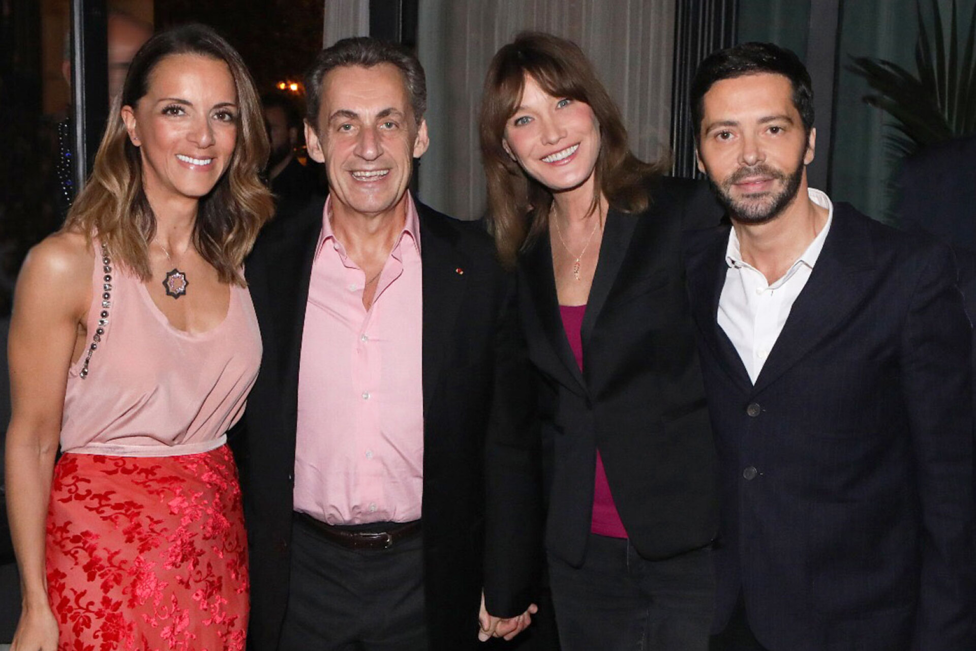 Έλενα Σύρακα, Νικολά Σαρκοζί, Κάρλα Μπρούνι, Χρύσανθος Πανάς