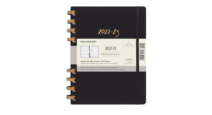 MOLESKINE Εβδομαδιαίο και μηνιαίο ημερολόγιο του 2023, Remake Midnight €29,90