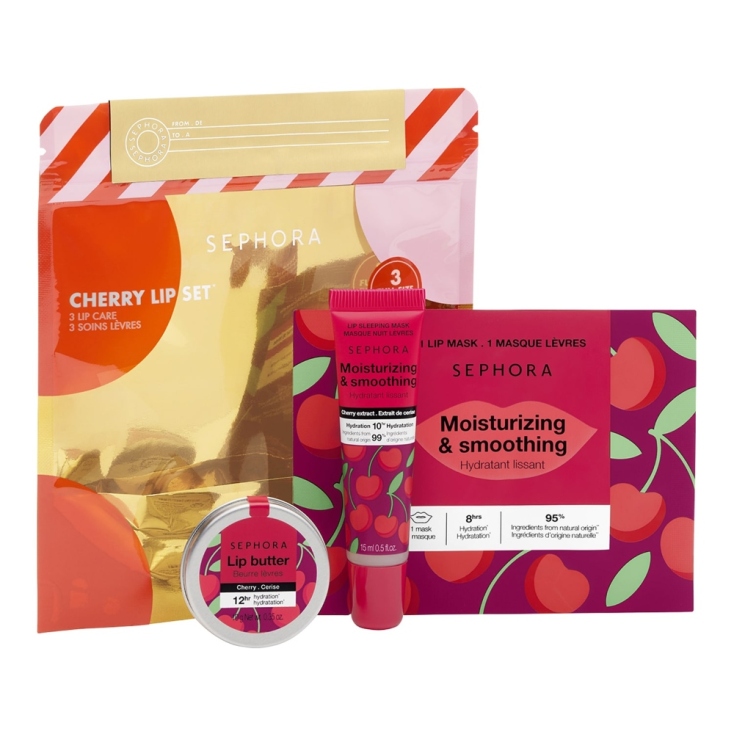 Trio de Soins Lèvres Cerise - Σετ περιποίησης χειλιών