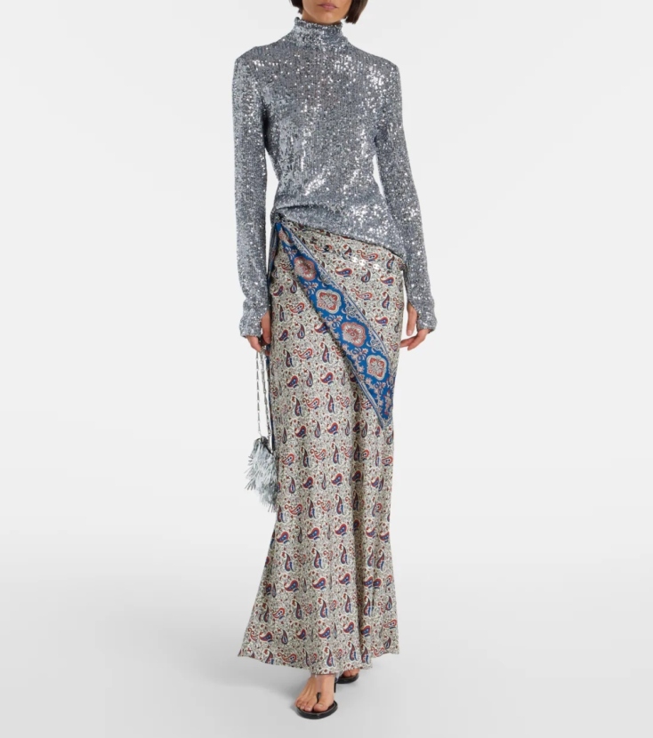 Rabanne Sequined top