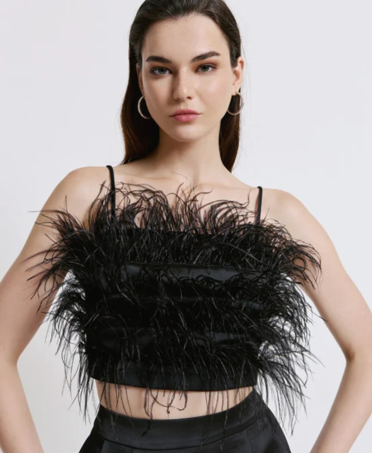 Τοπ με πούπουλα