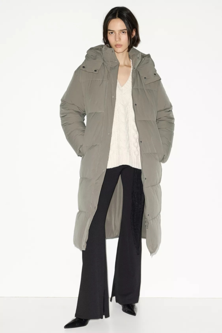 Αδιάβροχο καπιτονέ παλτό