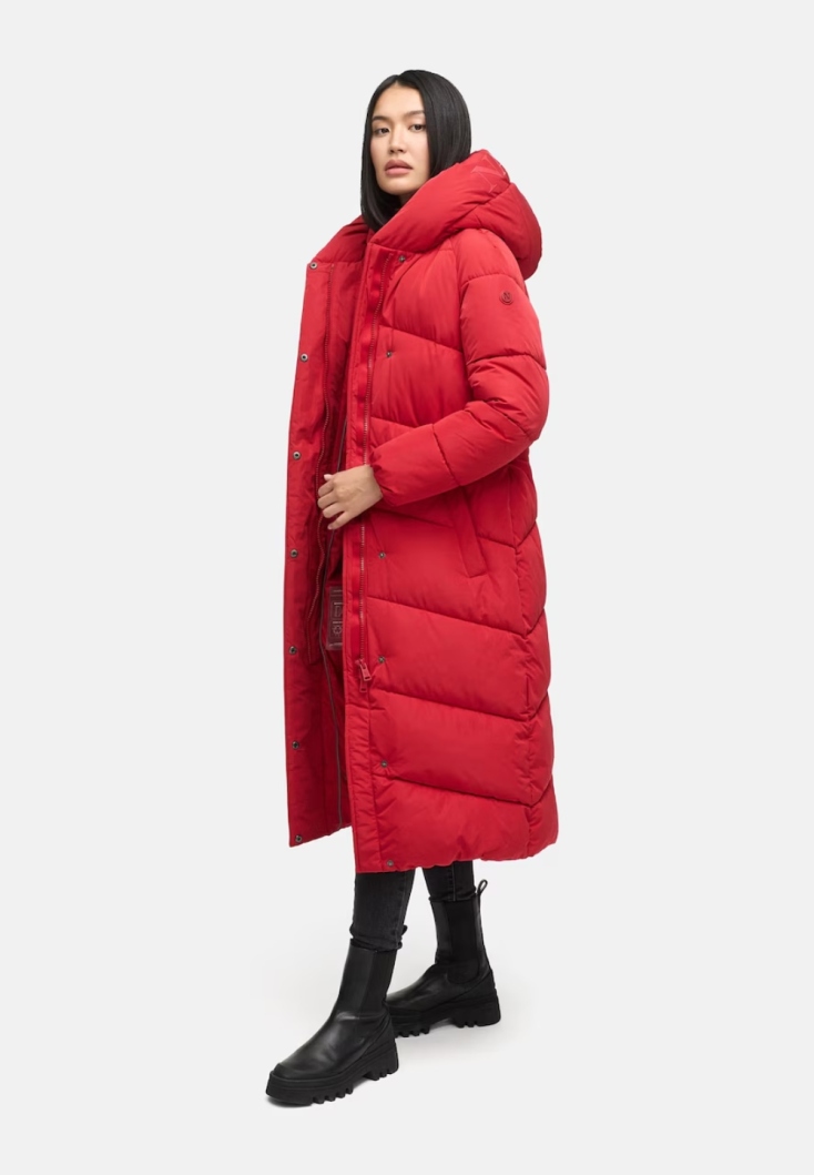 NAVAHOO Χειμερινό παλτό 'Eisblick 14' σε Κόκκινο