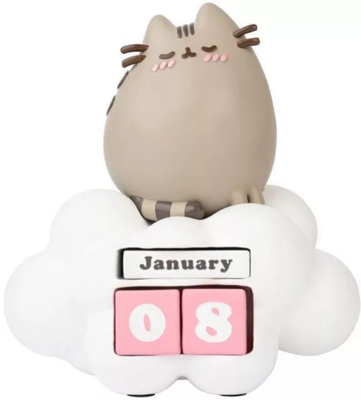 Grupo Erik Pusheen Purrfect Love Collection Ημερήσιο Επιτραπέζιο Ημερολόγιο Ροζ
