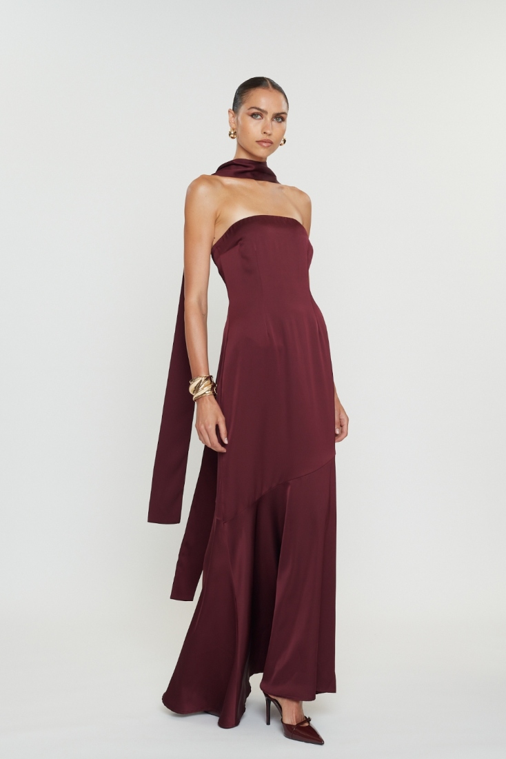 Nepheli Dress – Bordeaux Mix & Match